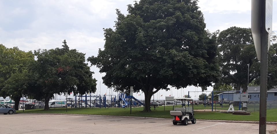 VIEW PLAY PARK AND AMERICAN LEGION