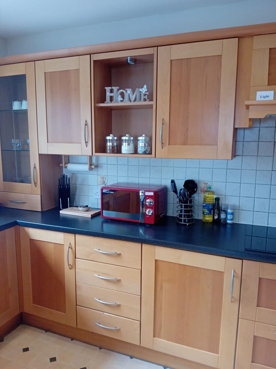 Fully equipped kitchen. 