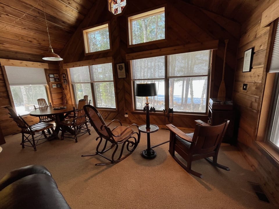 Enjoy the views of the lake.