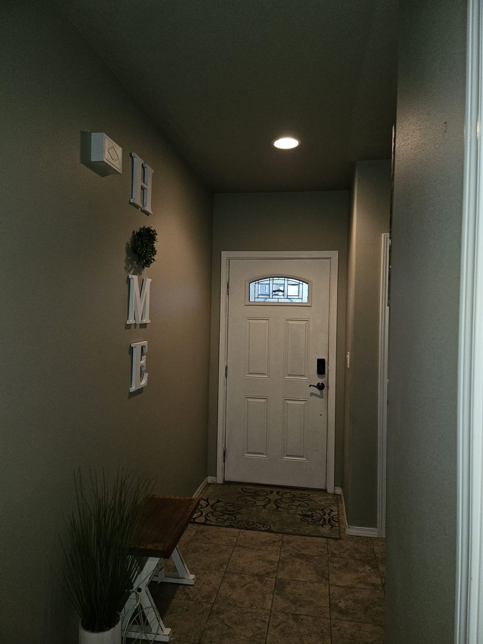 main entry door of the house.