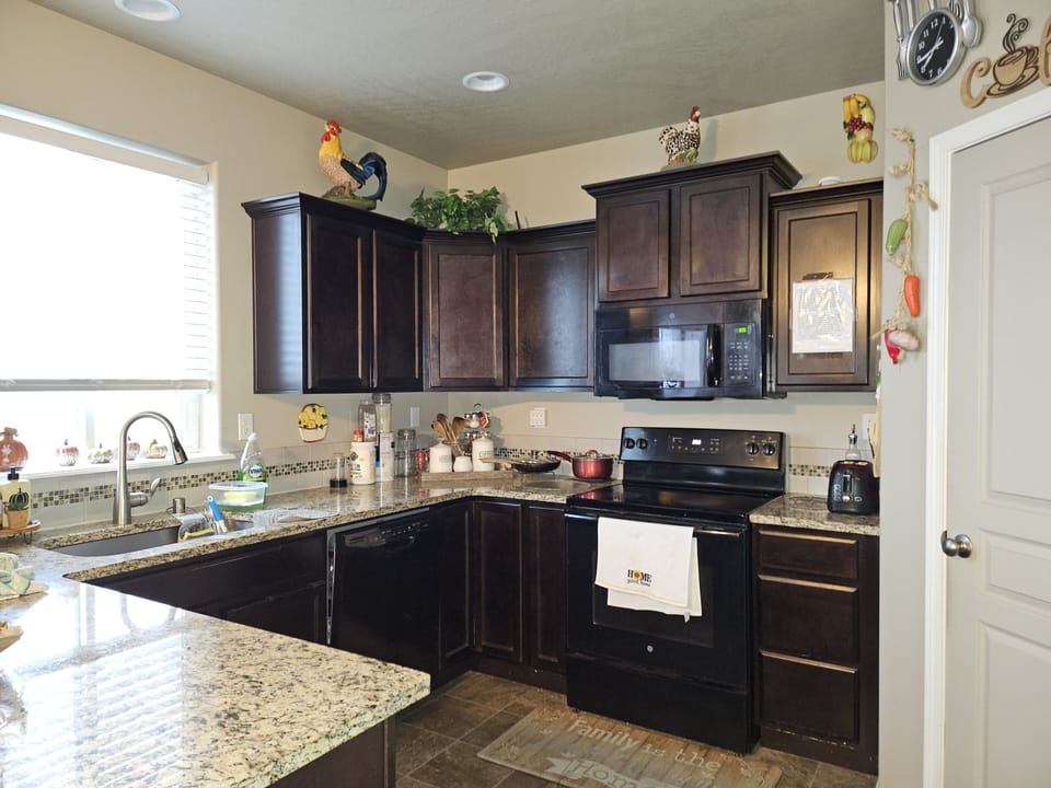 full kitchen access, include the use or the fridge and microwave.