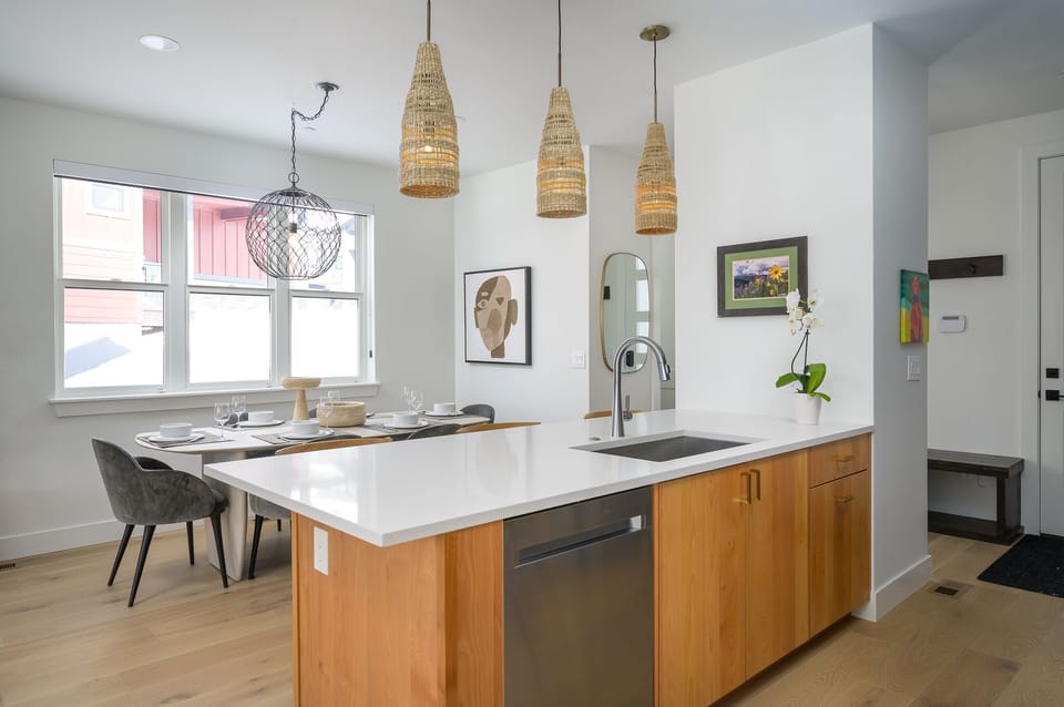 Open Concept Kitchen and Dining