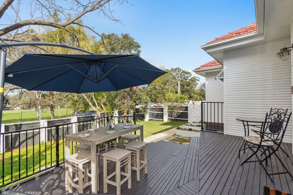 Enjoy your morning coffee on the spacious deck or gather for a memorable alfresco meal under the shade.