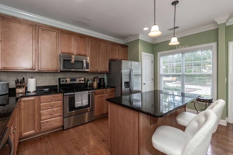 Kitchen off the dining area