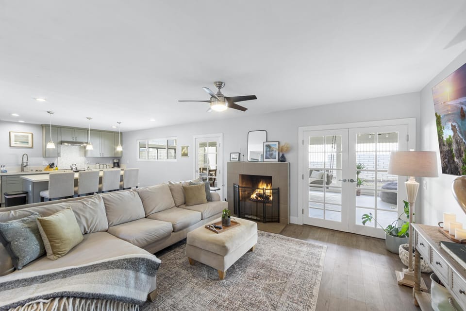 Lounge around after a day at the beach.