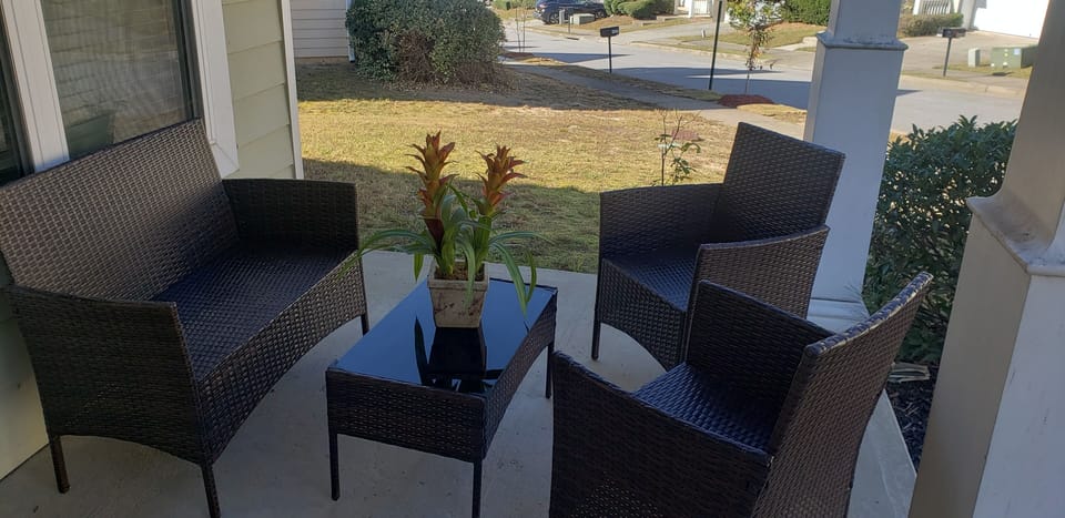 Spacious Front Porch