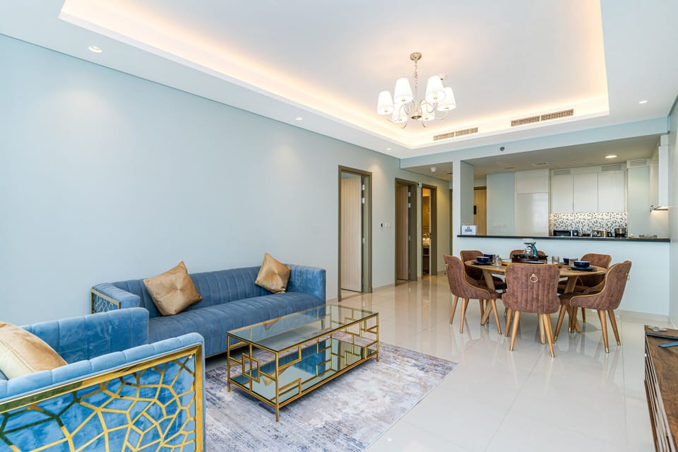 Seating area.