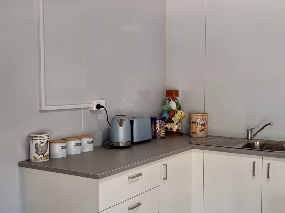Tea, Coffee, Sugar, Toaster and Kettle