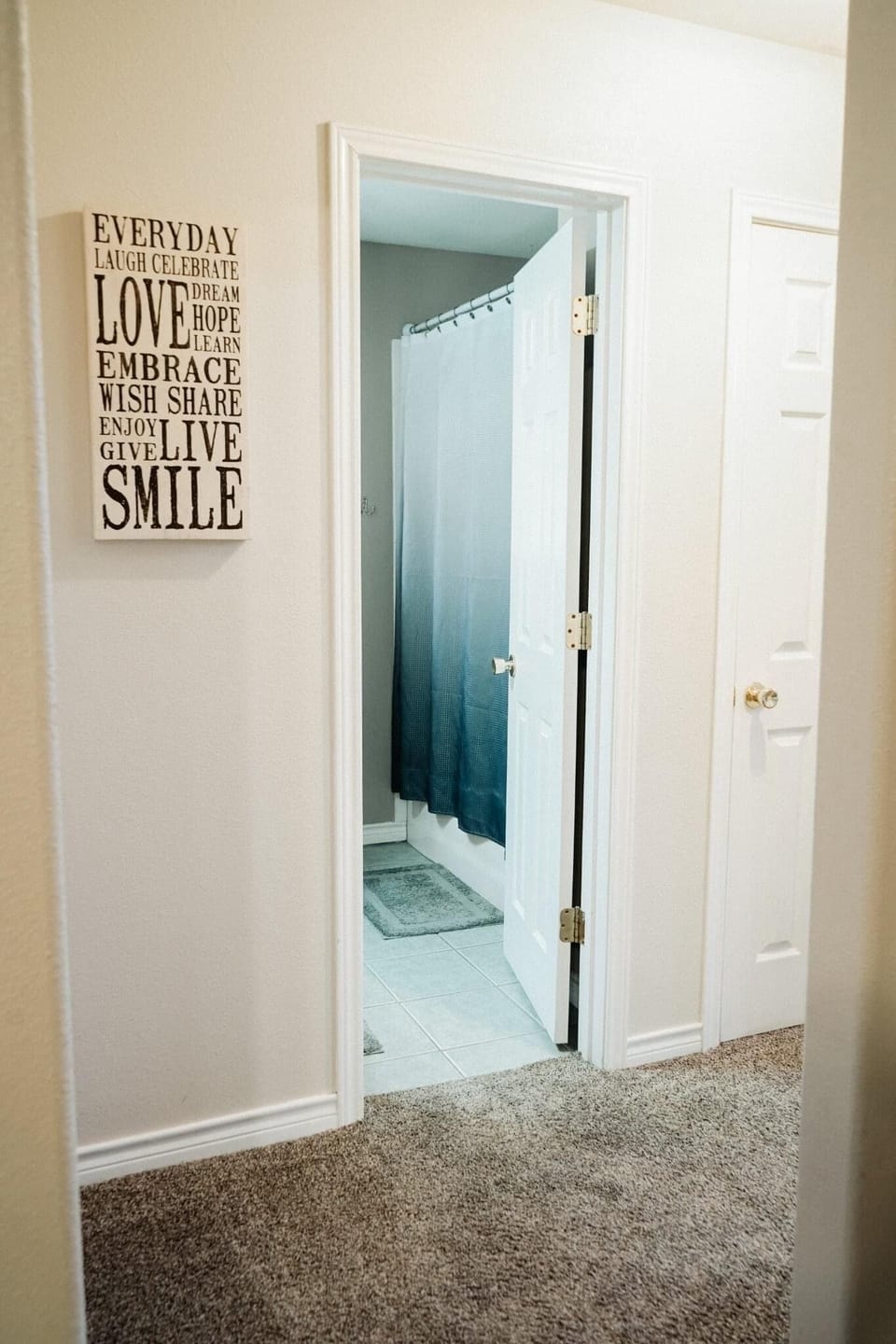 2nd bathroom located near bedroom 2 and 3