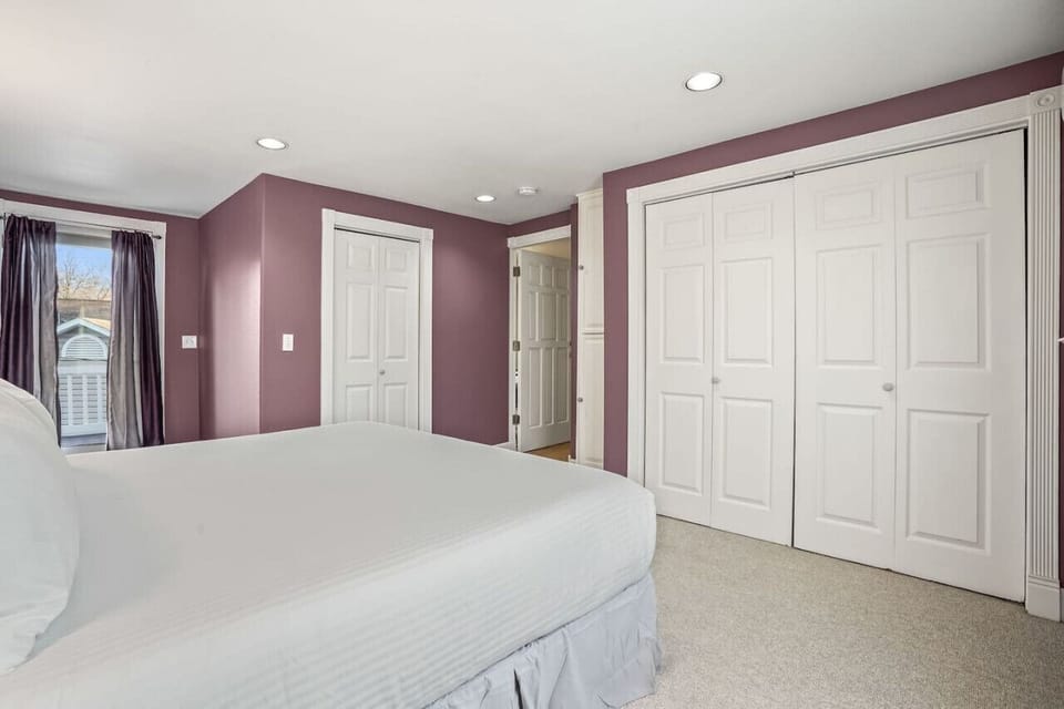 Walk-in storage in the master bedroom