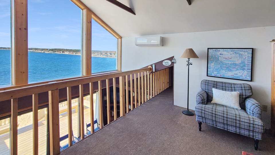 Views from open second floor loft