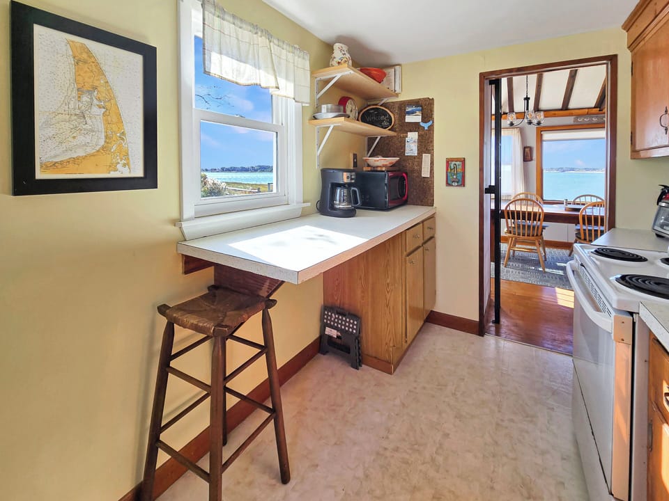 Nicely equipped kitchen