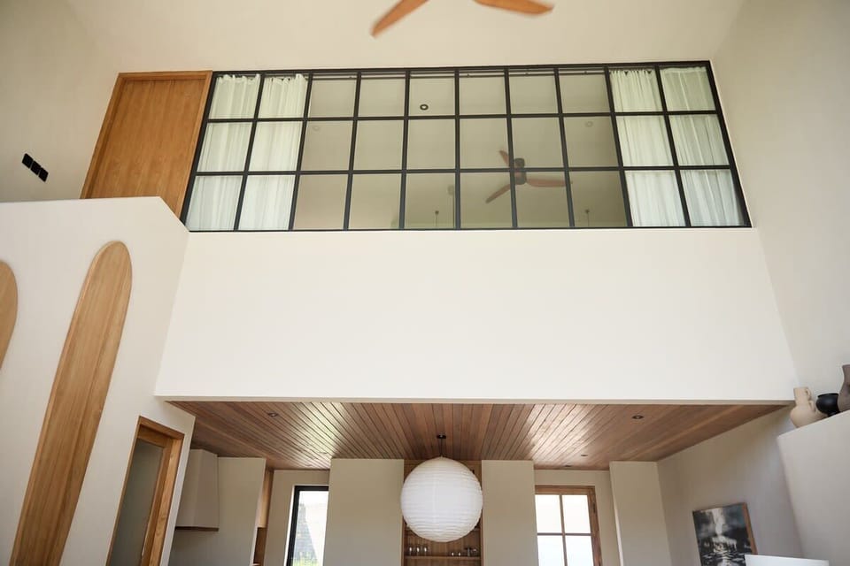 Second floor with a master bedroom