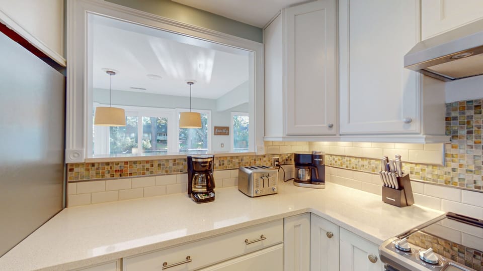 Kitchen with Views of the 11-mile Lagoon System