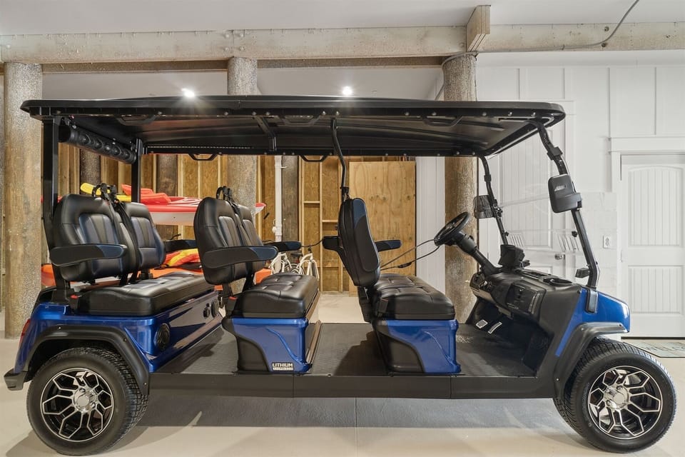 6 seater electric golf cart