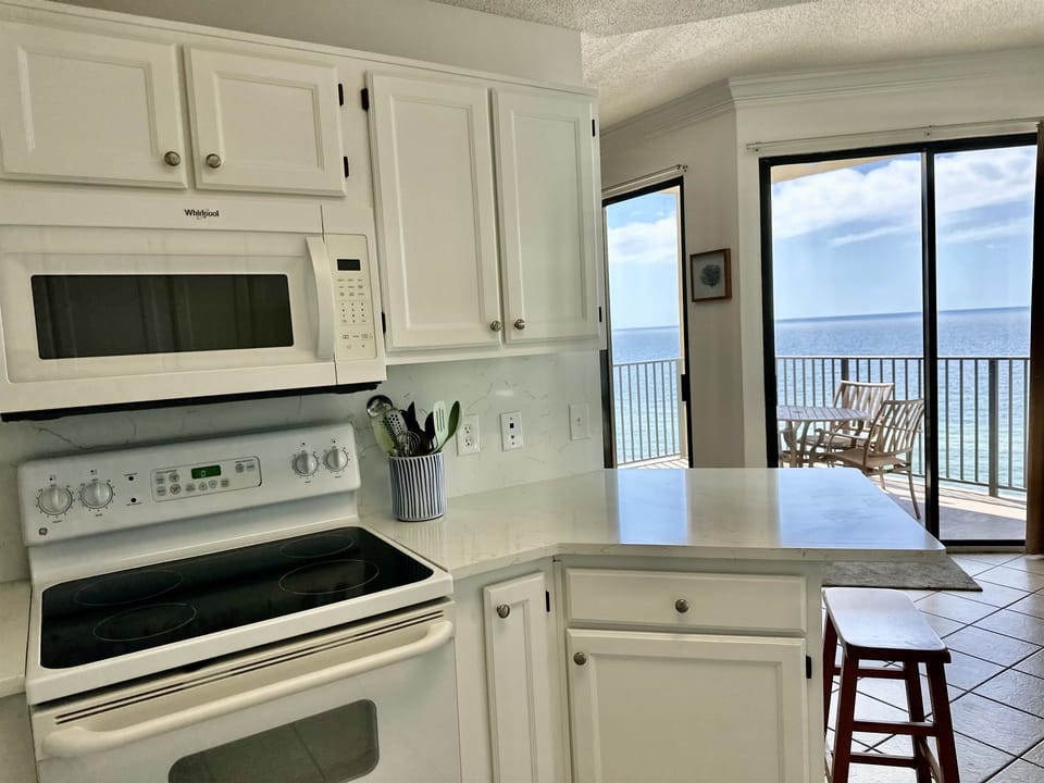 Beautiful views from the kitchen!