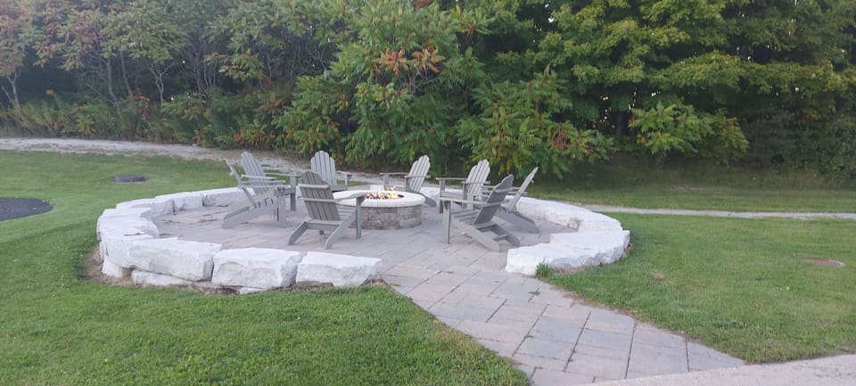 Propane fire pit