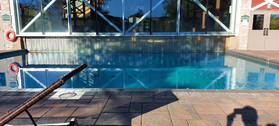 Outdoor heated pool 