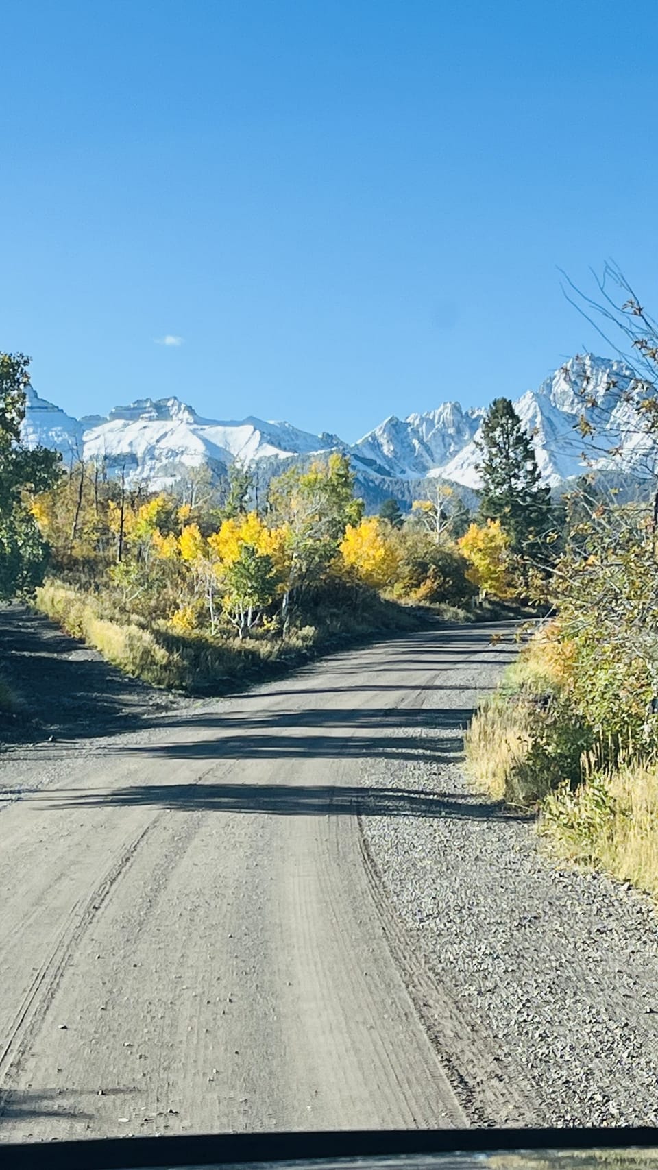 Driving through the neighborhood