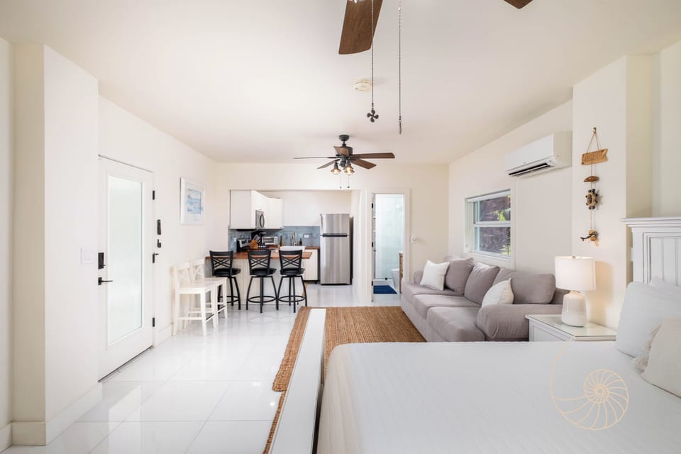 Downstairs Apartment Queen and Sleeper Sofa