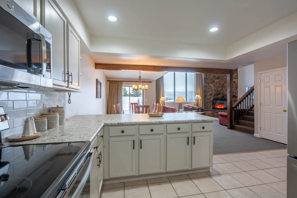 view from kitchen
