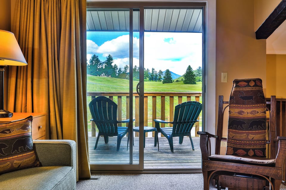 View from private deck 