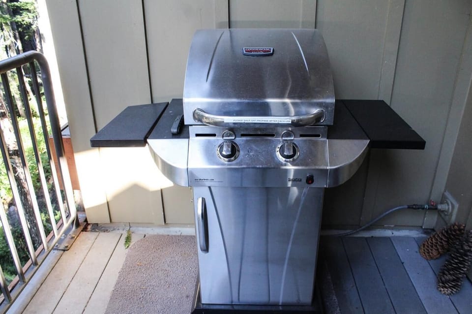 Cook your favorites on you private BBQ grill on the balcony