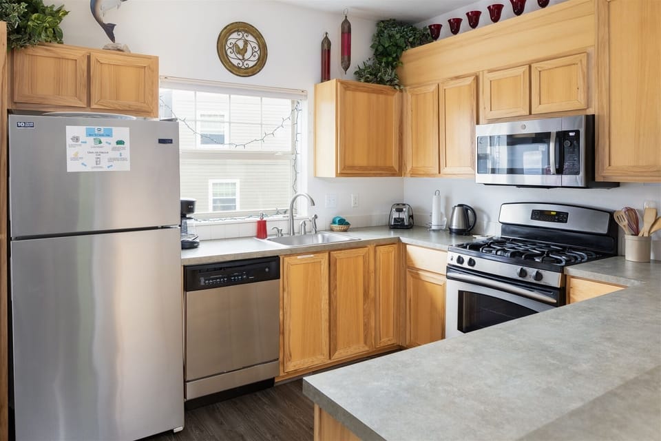 Fully equipped kitchen