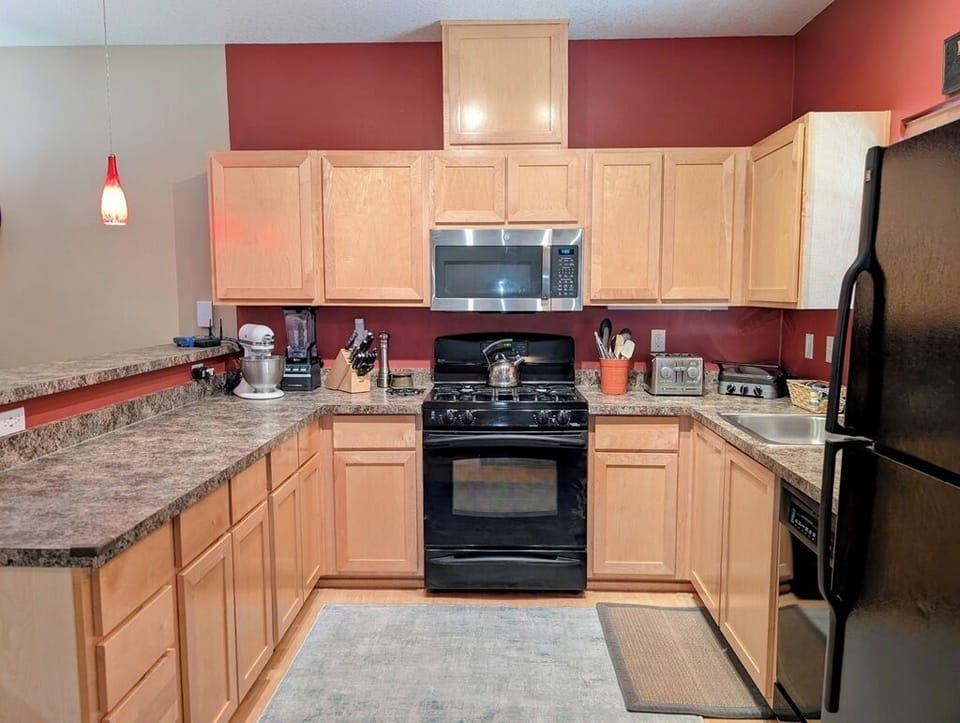 Plenty of counter space for prepping your meals