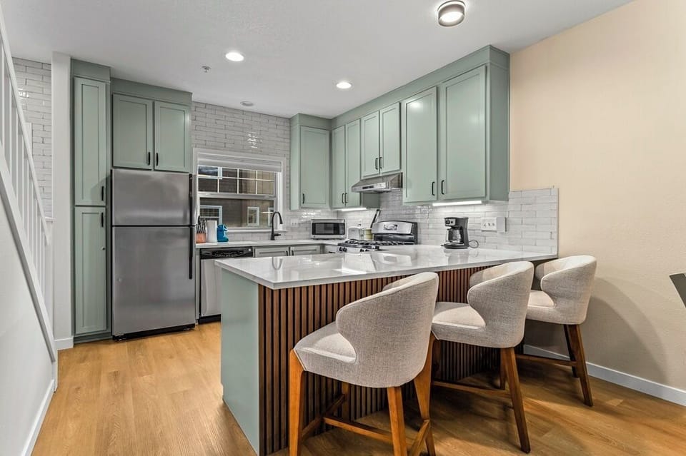 Fully equipped kitchen for all of your cooking needs