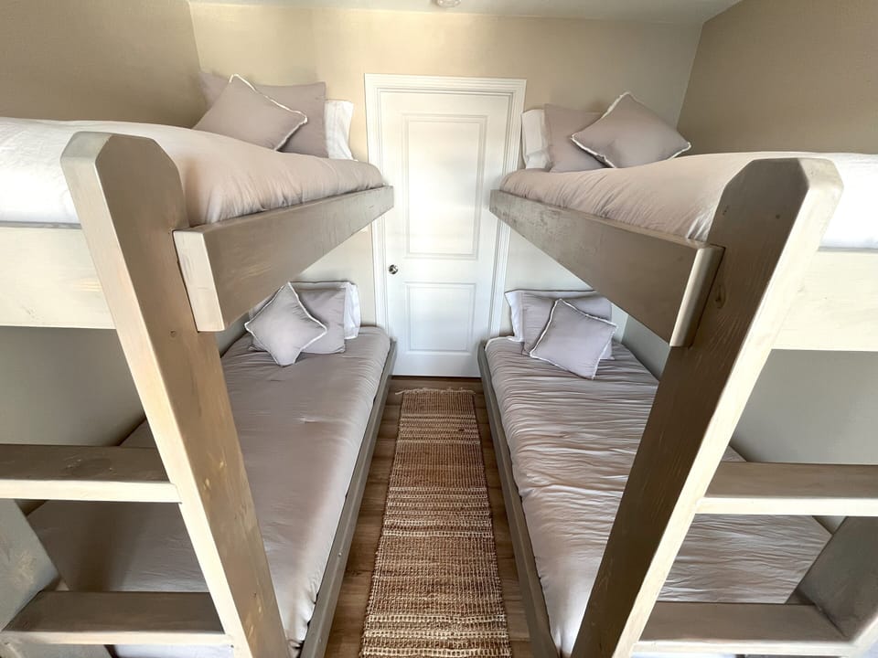 BR #5: 2nd floor double twin over-twin beds with access to 2nd floor balcony.