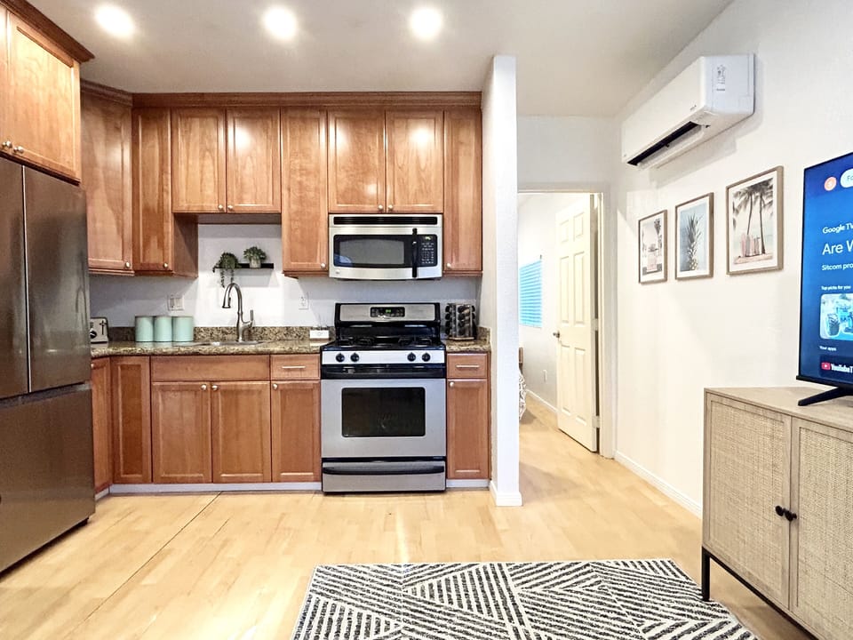 A/C and heating unit in living area