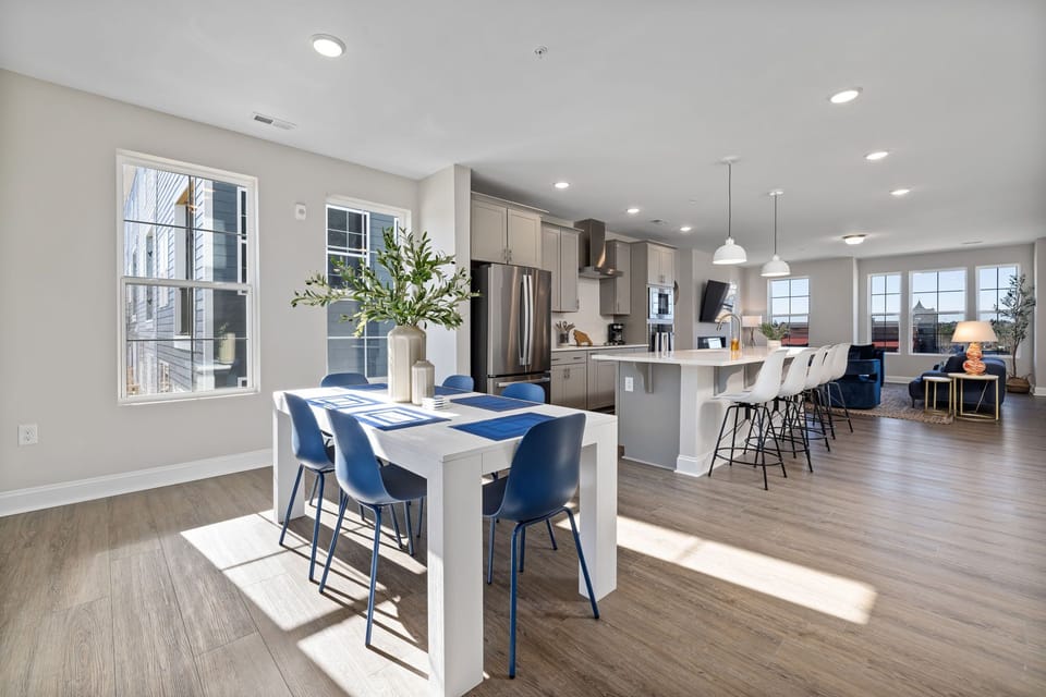 Fully equipped modern kitchen (1 of 2) with premium appliances for group meals.