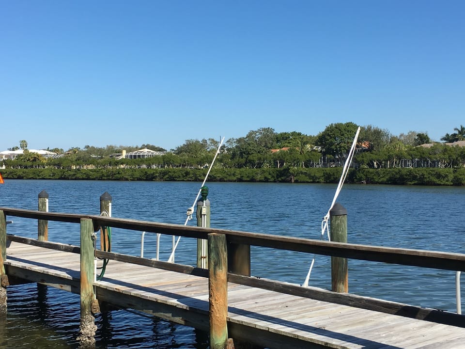 Dock to do some fishing…