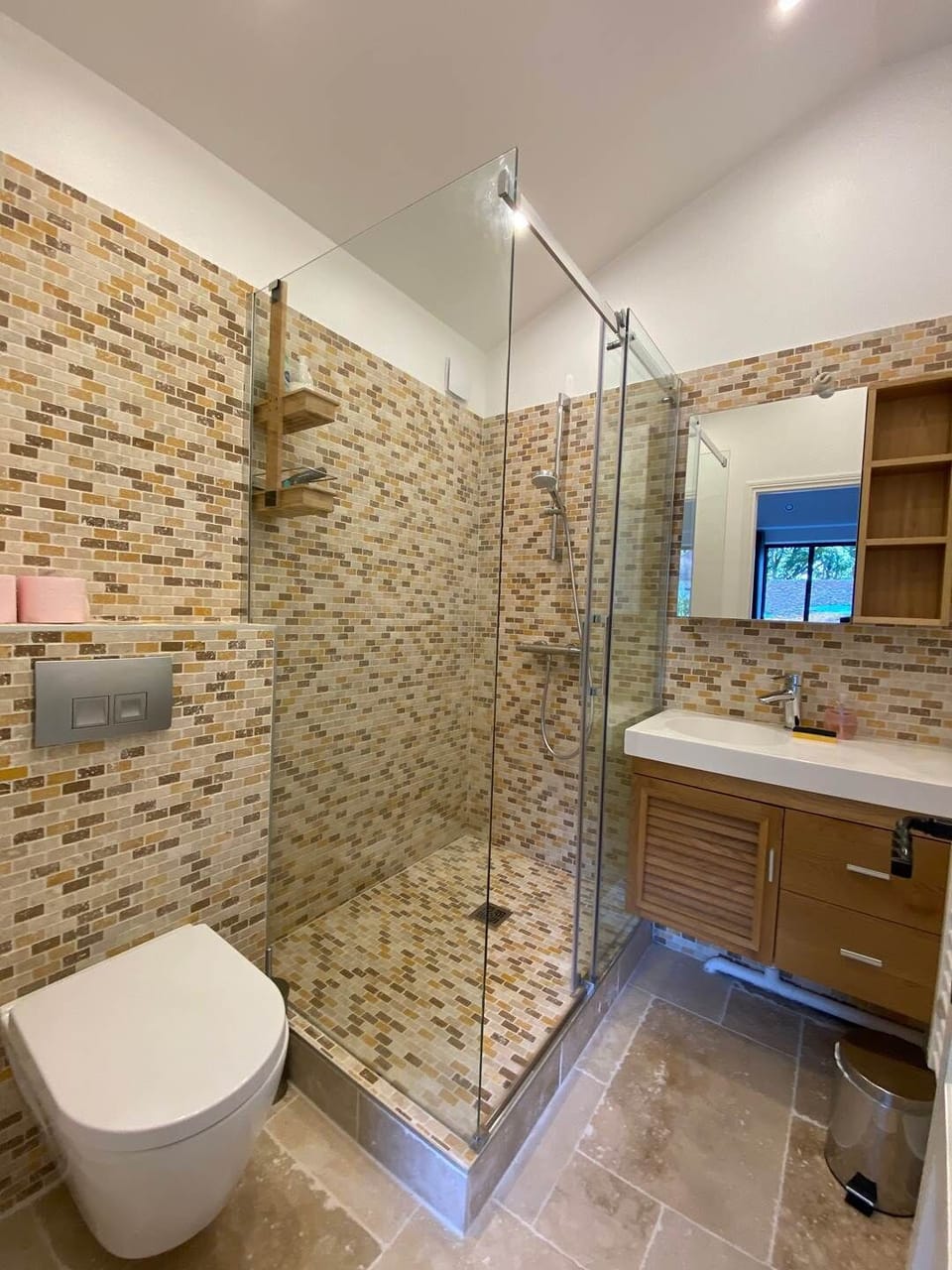salle de douches gite