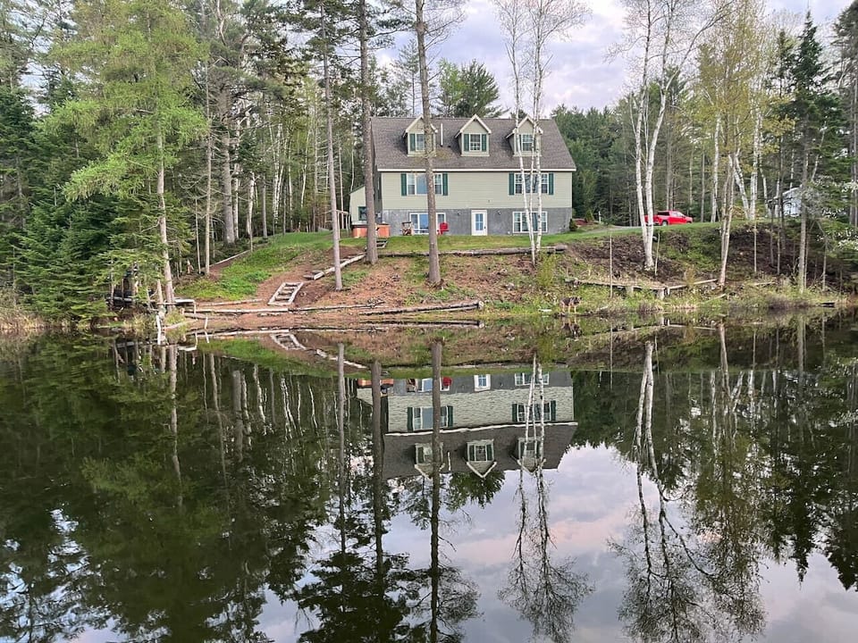 View of house from pond