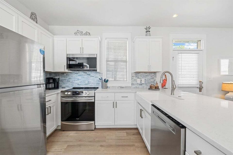 Cook as much or as little as you want in the spacious kitchen