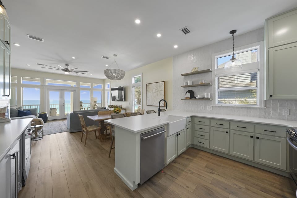 2nd floor Family Room, Dining Area & Kitchen