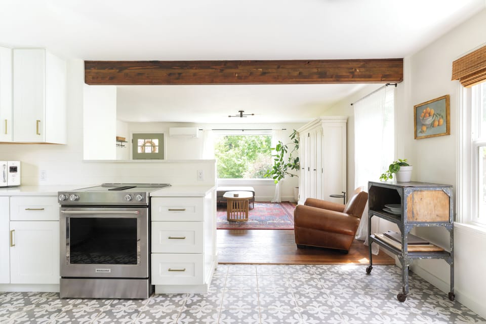 Fully-stocked kitchen