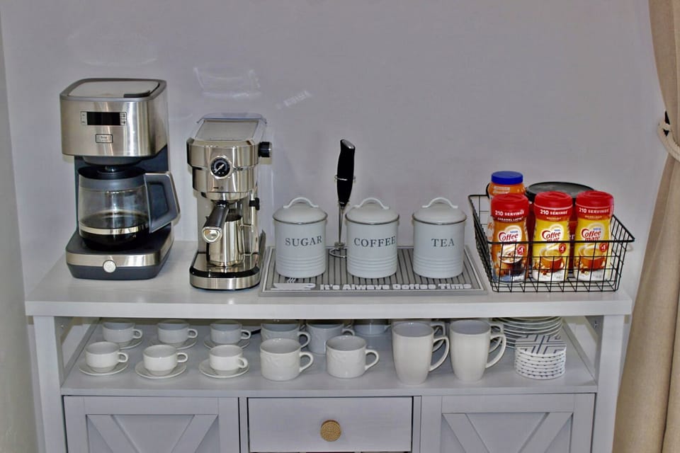 Start your day right with a fully stocked coffee station