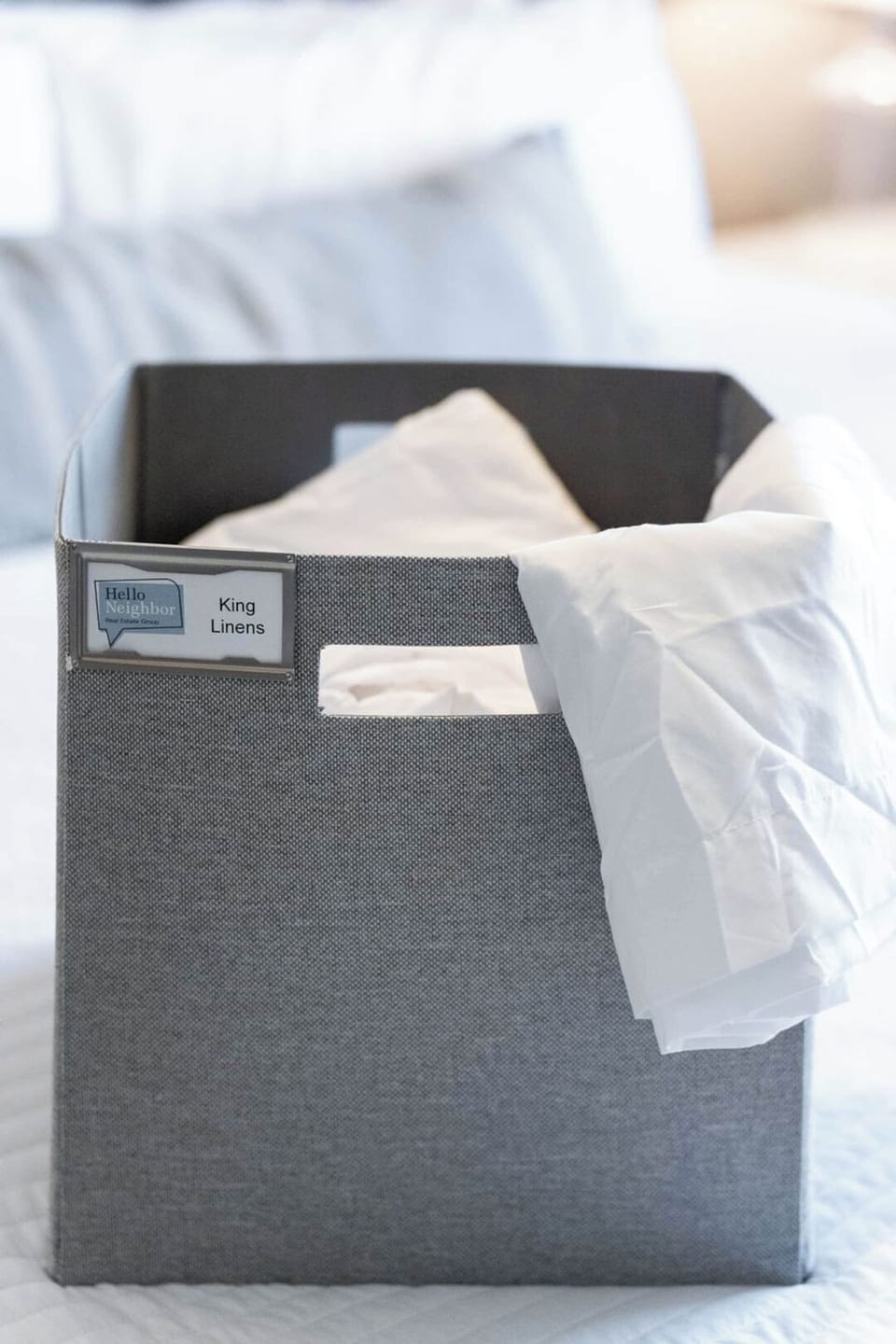 An extra set of linens are provided!