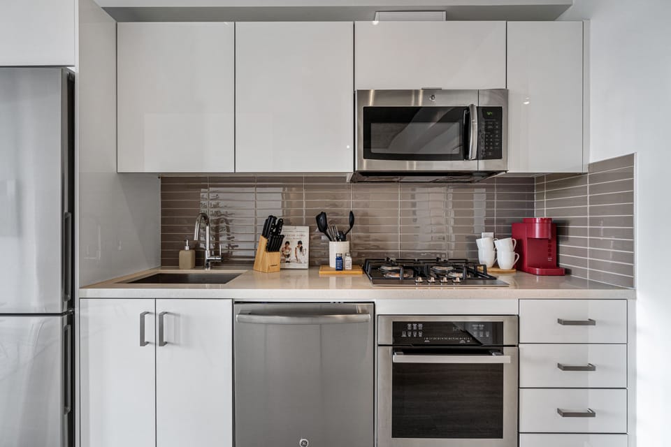 Complete with everything needed to make meals at home 
