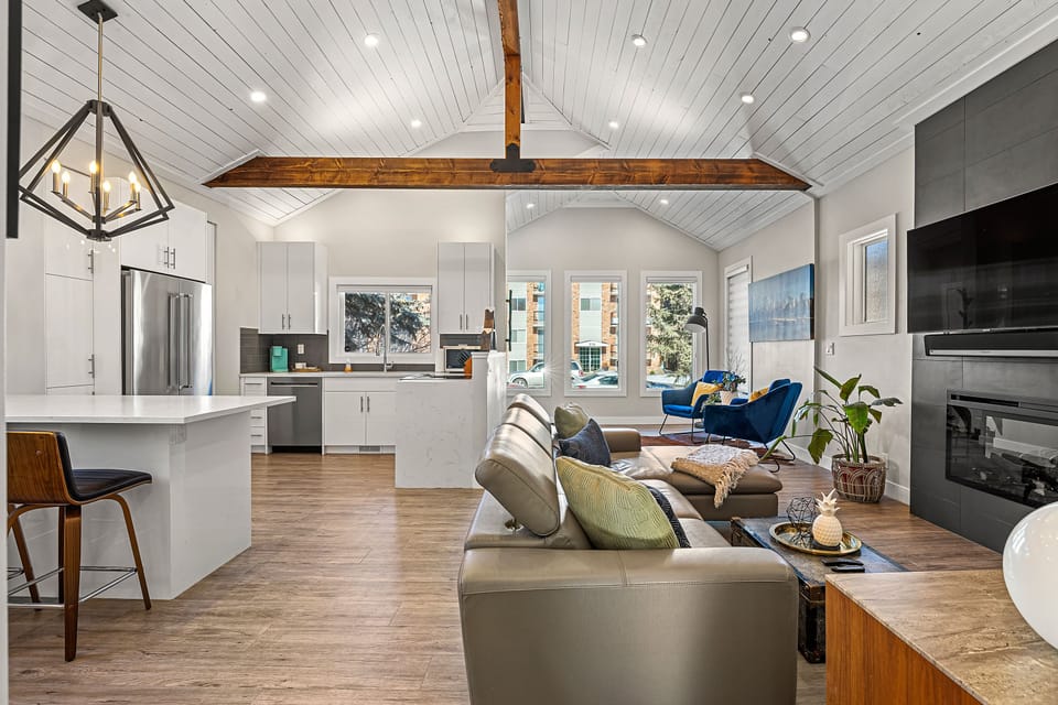 Open concept living area