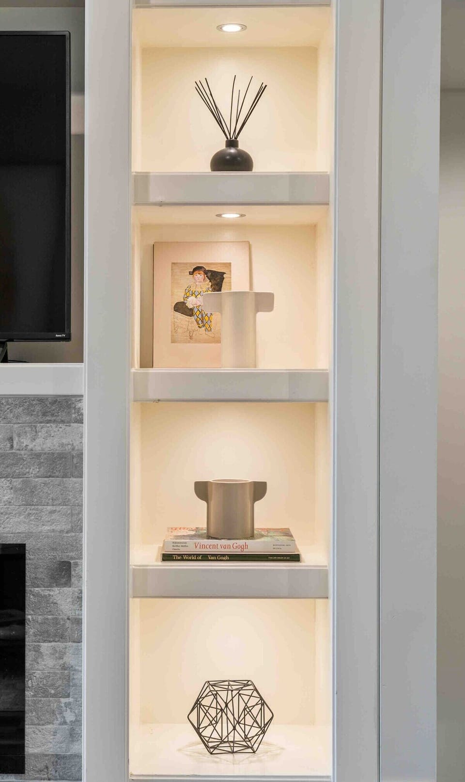 Guests will be invited to enjoy 
- Four level home 
- Four bedrooms 
- Four and a half bathrooms 
- Three separate living spaces 