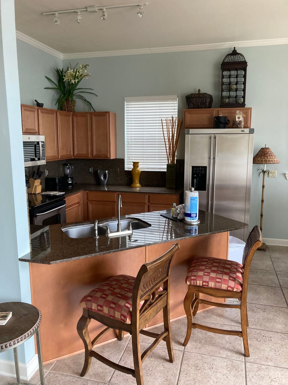 View of large spacious kitchen