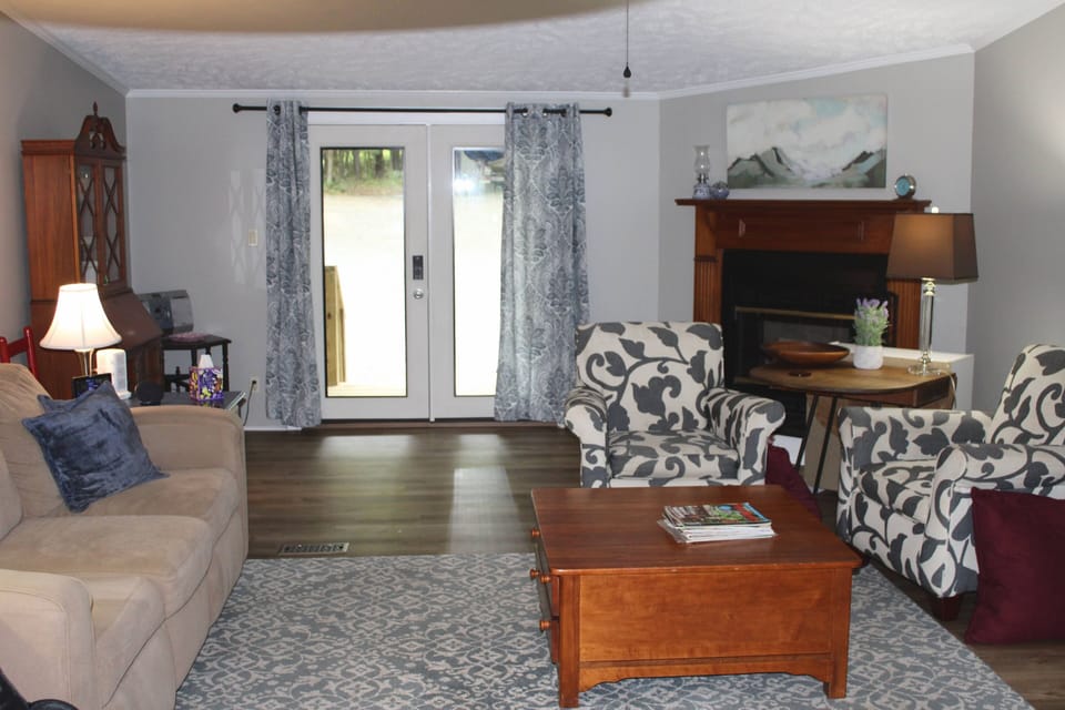 Living room to front door