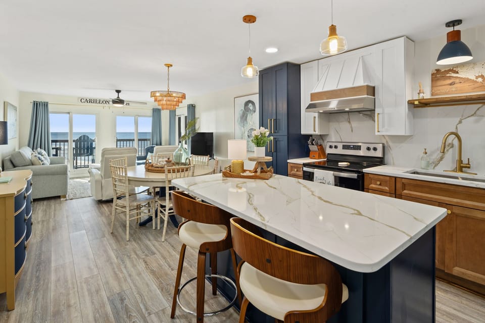 Newly renovated designer kitchen