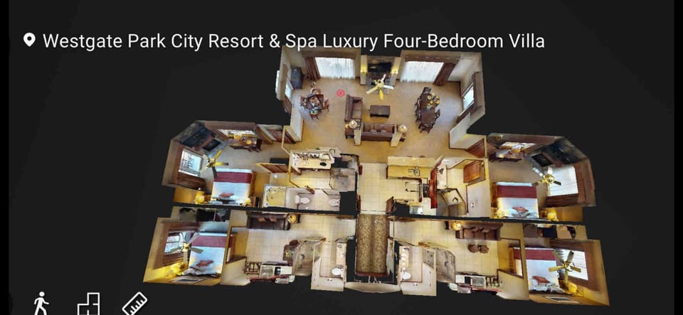 Complete layout of the Villa.