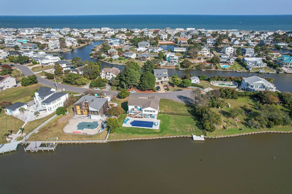 Aerial view of Gypsy Bay