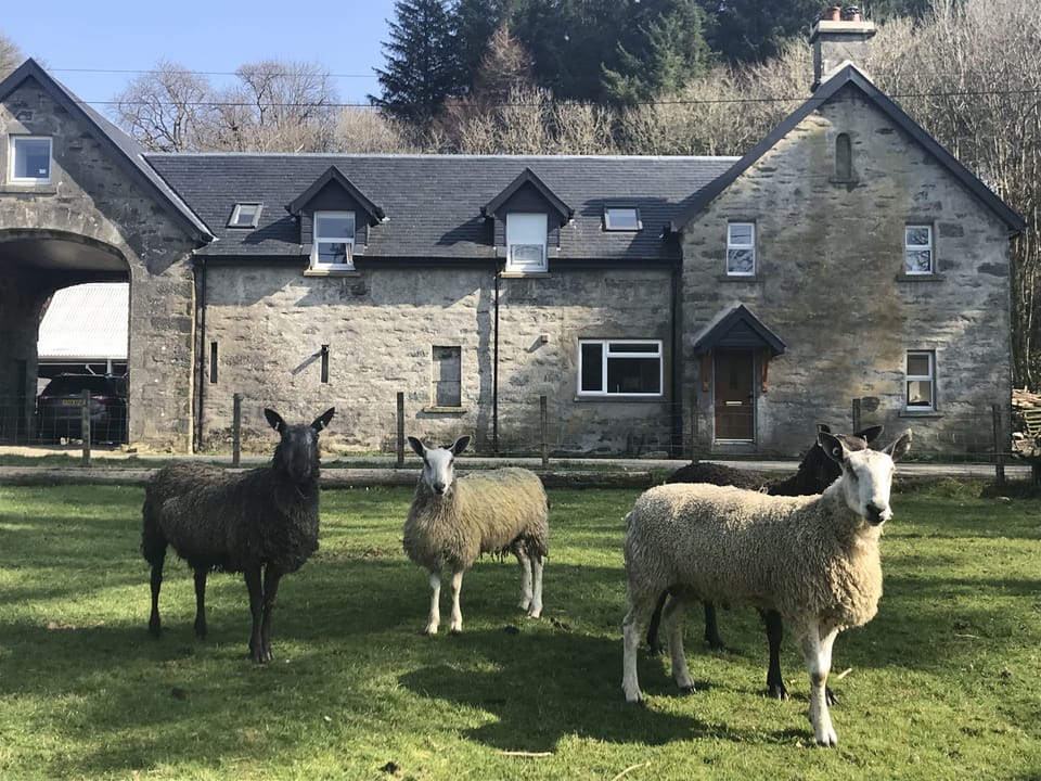 Outside Ederline Farm Cottage